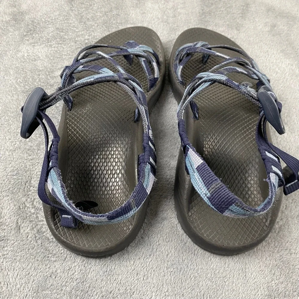 Chaco Womens Size 10 Z/Cloud 2 Sandals Blue Strappy Toe Loop Hiking Shoes